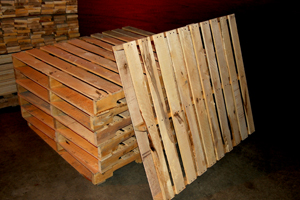 wooden skids